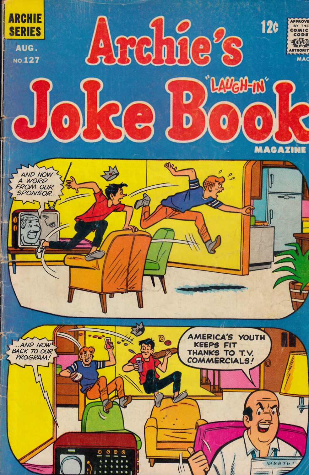 Archie's Joke Book #127 Good Plus (2.5) [Archie Comic] LARGE