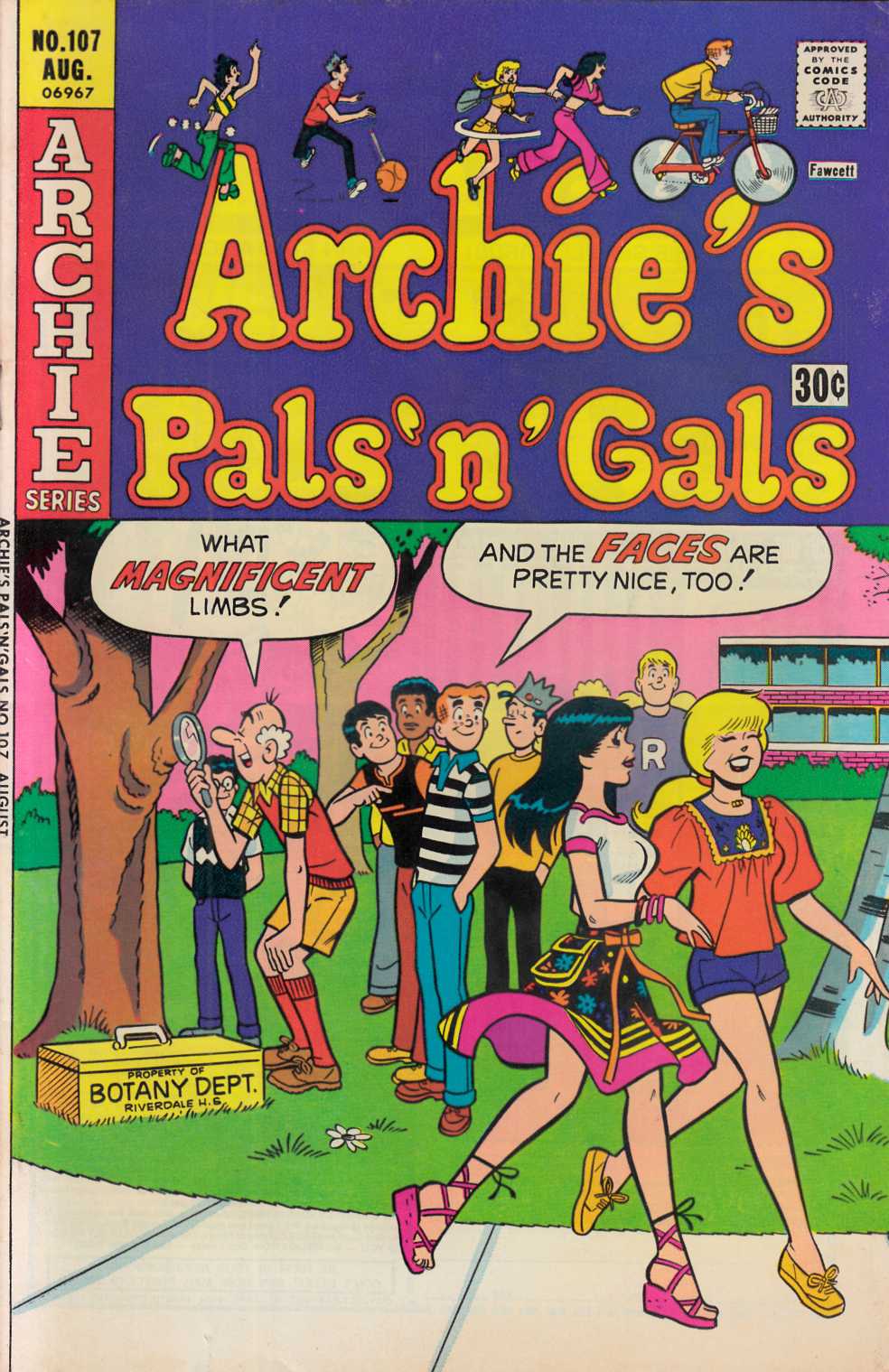 Archies's Pals n Gals #107 Fine (6.0) [Archie Comic] THUMBNAIL