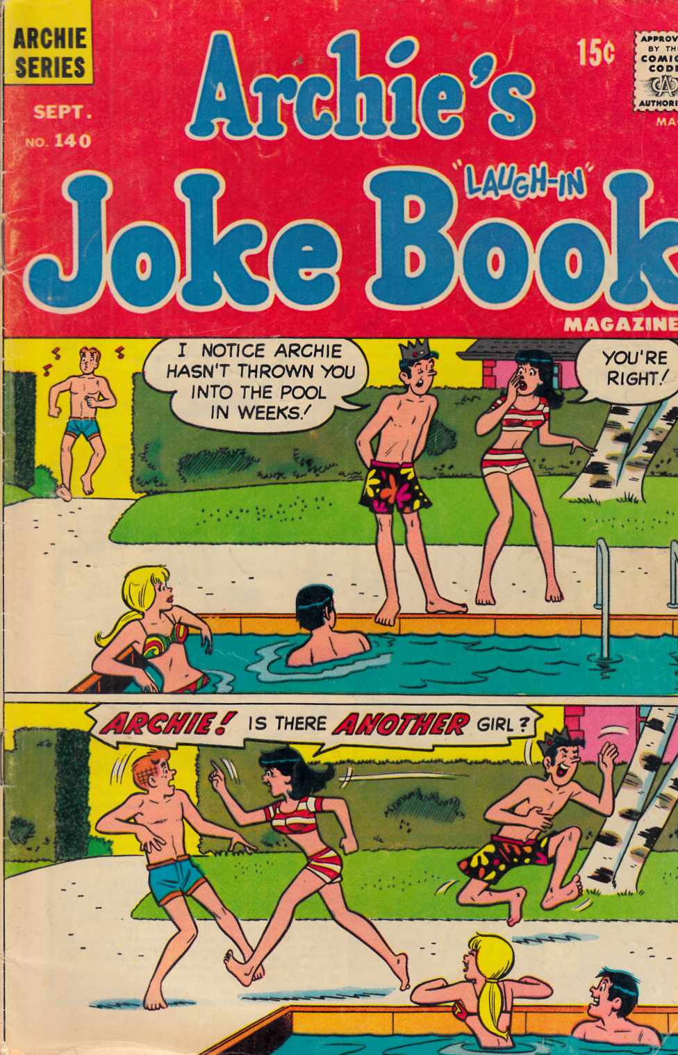 Archie's Joke Book #140 Good Plus (2.5) [Archie Comic] LARGE