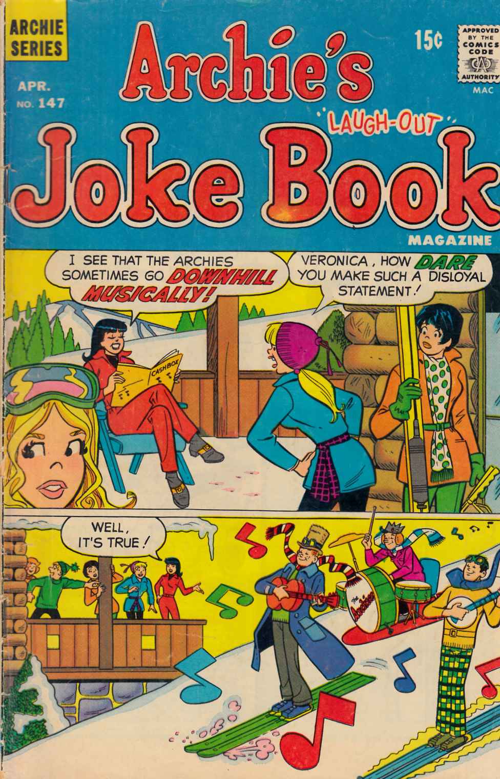 Archie's Joke Book #147 Good Plus (2.5) [Archie Comic] LARGE