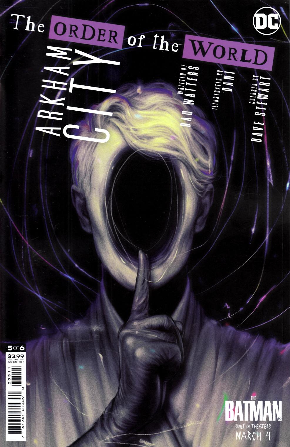 Arkham City the Order of the World #5 Near Mint (9.4) [DC Comic] LARGE