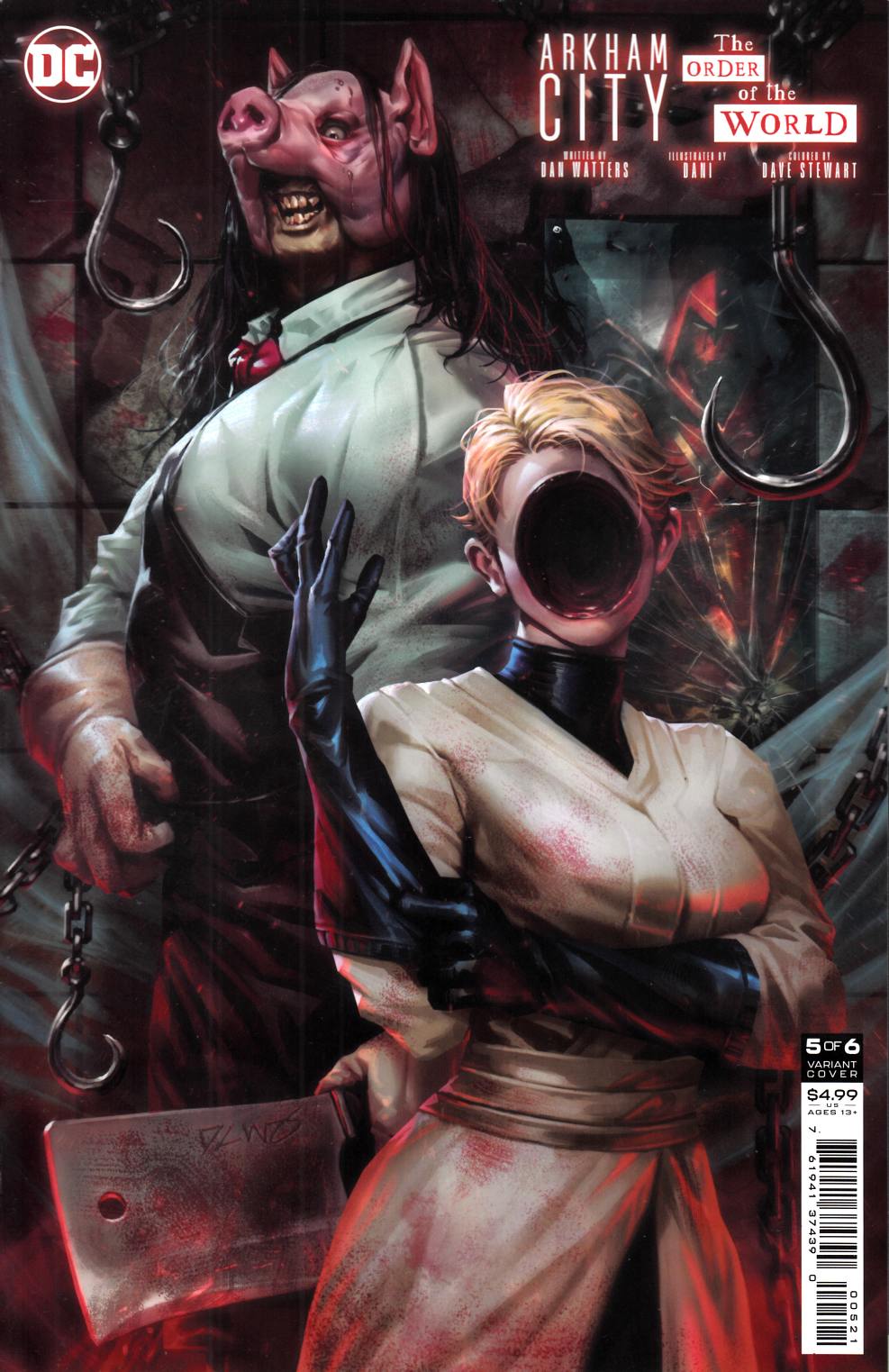 Arkham City the Order of the World #5 Chew Variant Cover Near Mint (9.4) [DC Comic] LARGE