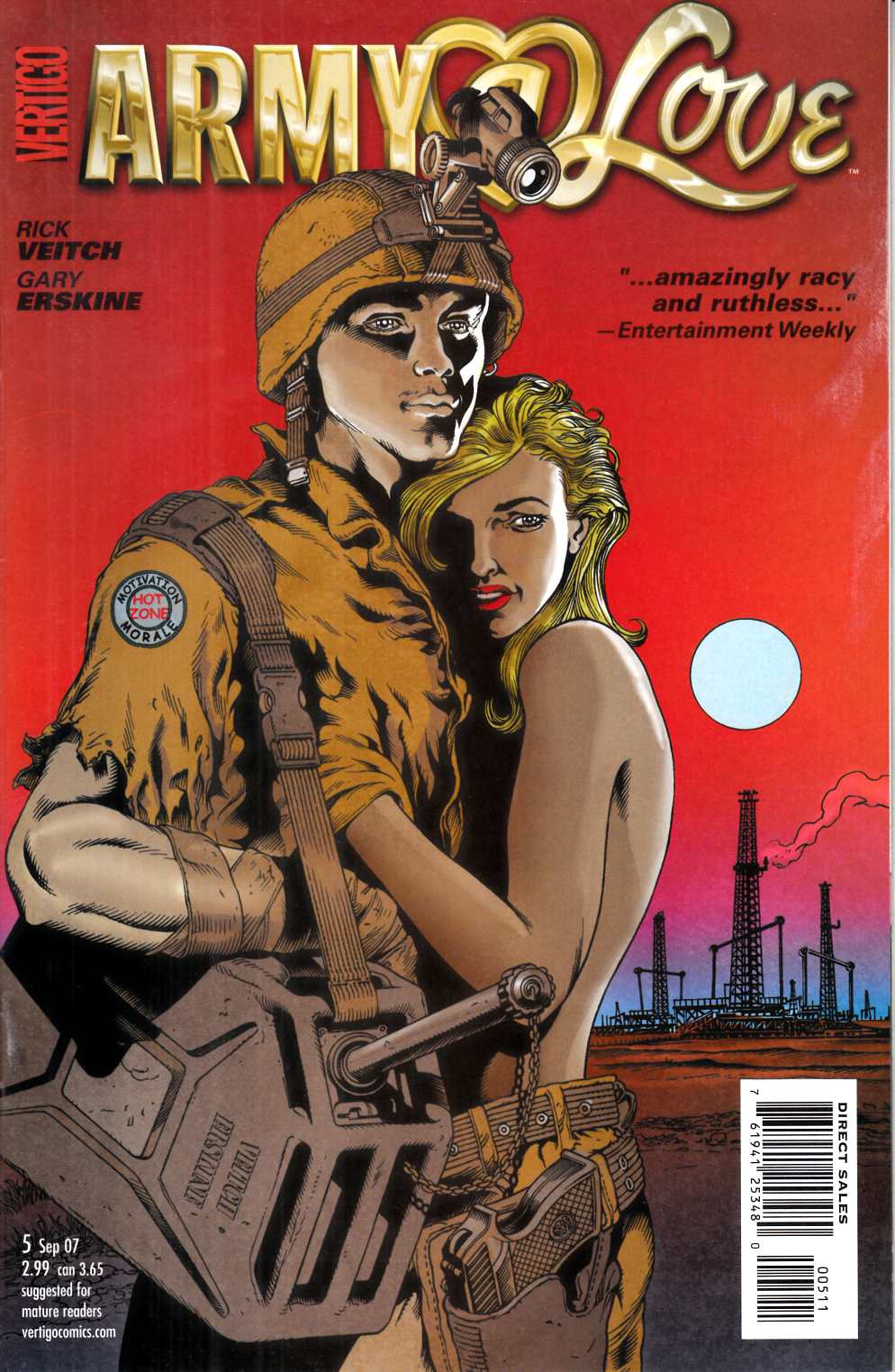 Army @ Love #5 Fine (6.0) [DC Comic] LARGE
