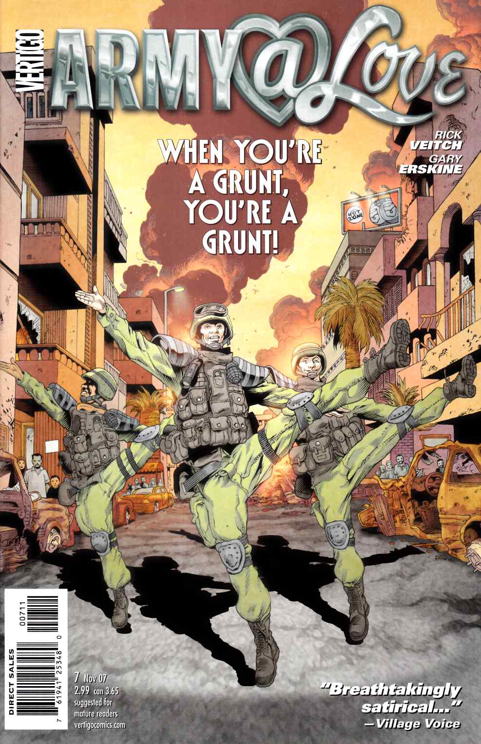 Army @ Love #7 Near Mint (9.4) [DC Comic] THUMBNAIL