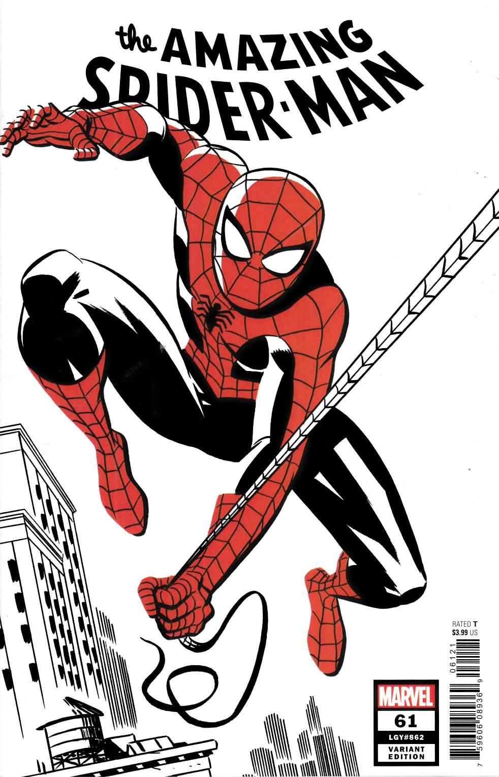 Amazing Spider-Man #61 Cho Two Tone Variant Cover Near Mint (9.4) [Marvel Comic] LARGE