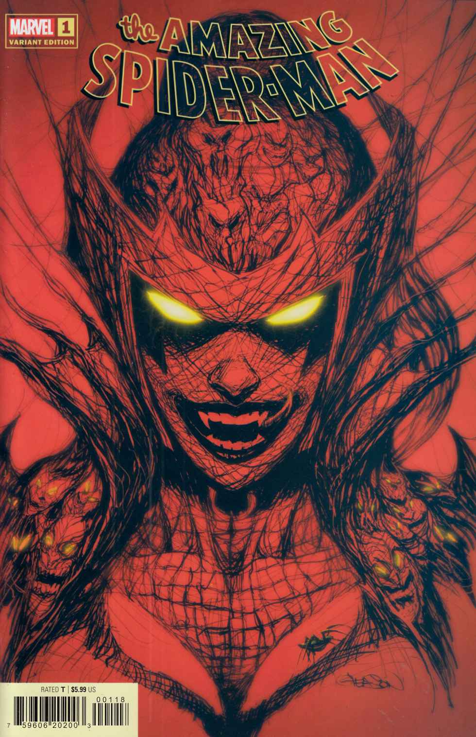 Amazing Spider-Man #1 Gleason Variant Cover Near Mint (9.4) [Marvel Comic] LARGE