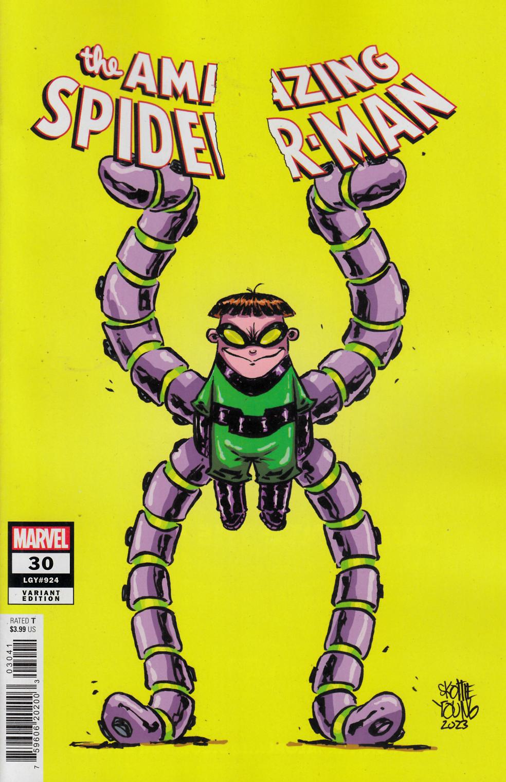 Amazing Spider-Man #30 Young Variant Cover Near Mint (9.4) [Marvel Comic] THUMBNAIL