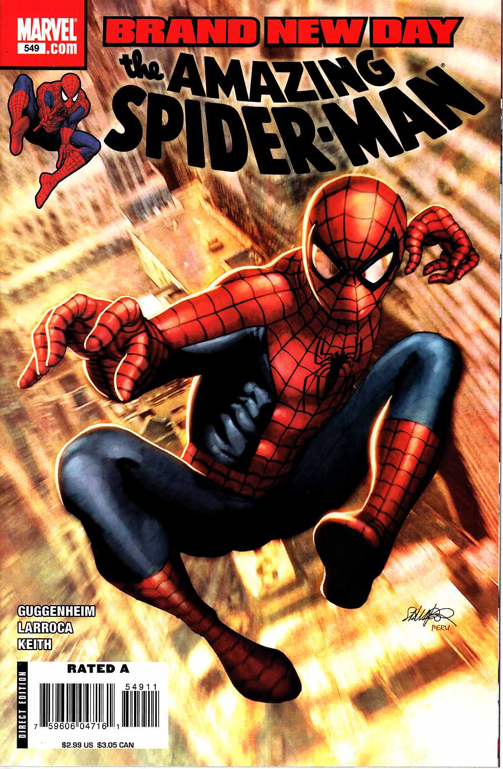 Amazing Spider-Man #549 Near Mint (9.4) [Marvel Comic] THUMBNAIL