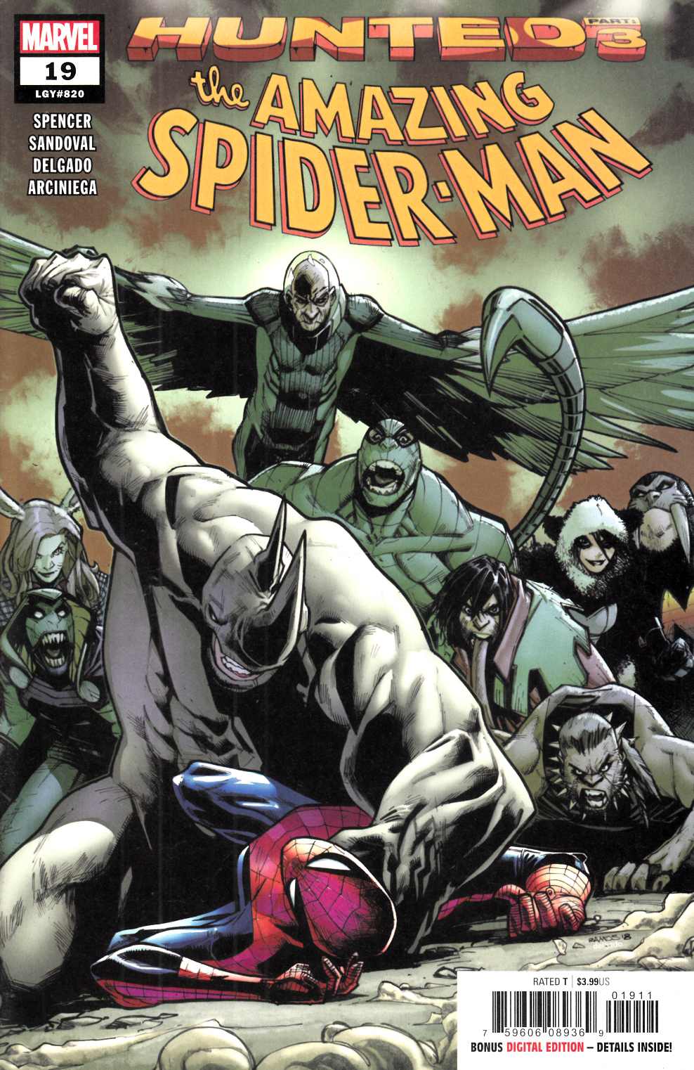 Amazing Spider-Man #19 Near Mint (9.4) [Marvel Comic] THUMBNAIL