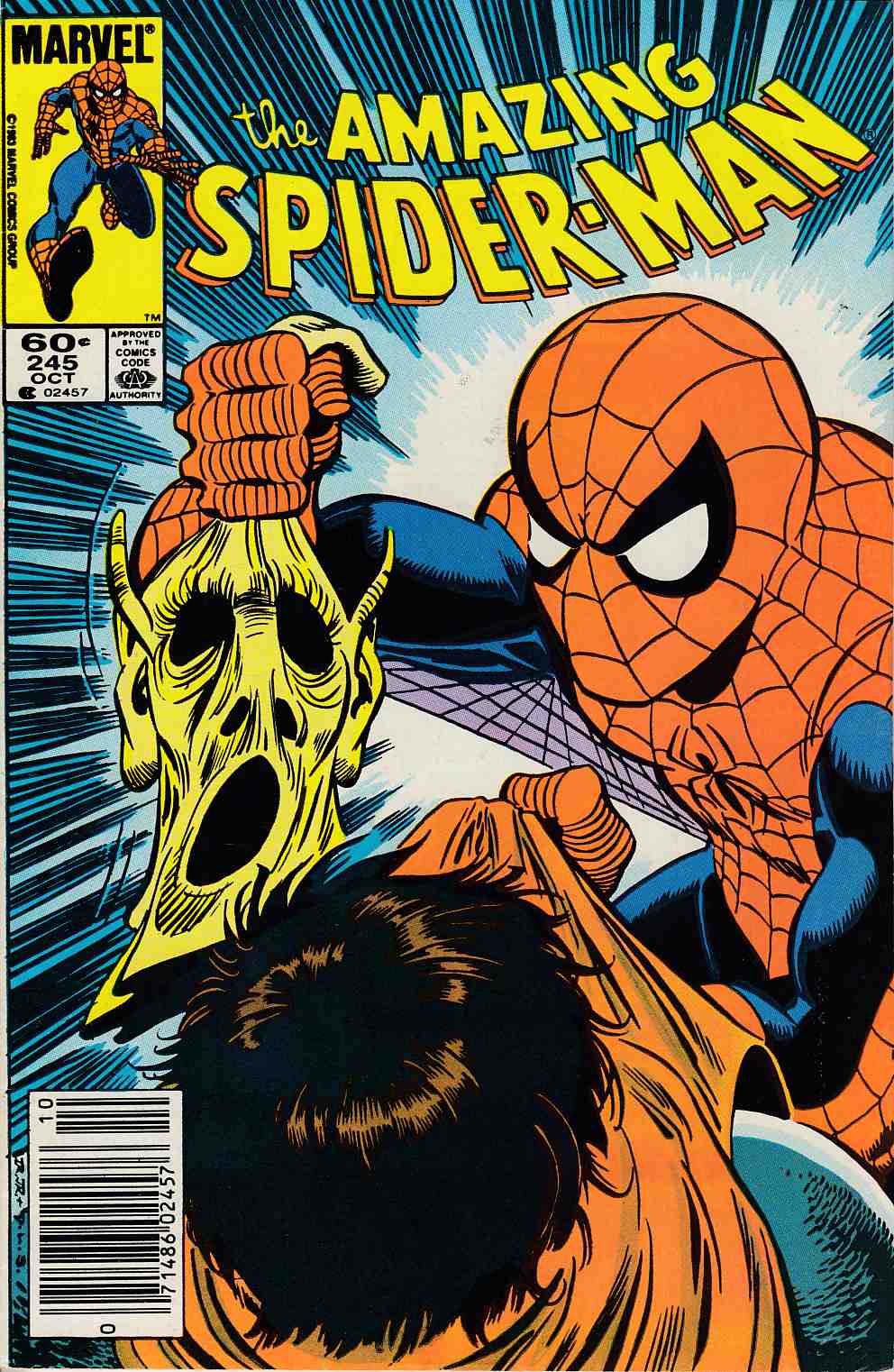 Amazing Spider-Man #245 Newsstand Edition Fine/Very Fine (7.0) [Marvel Comic] LARGE