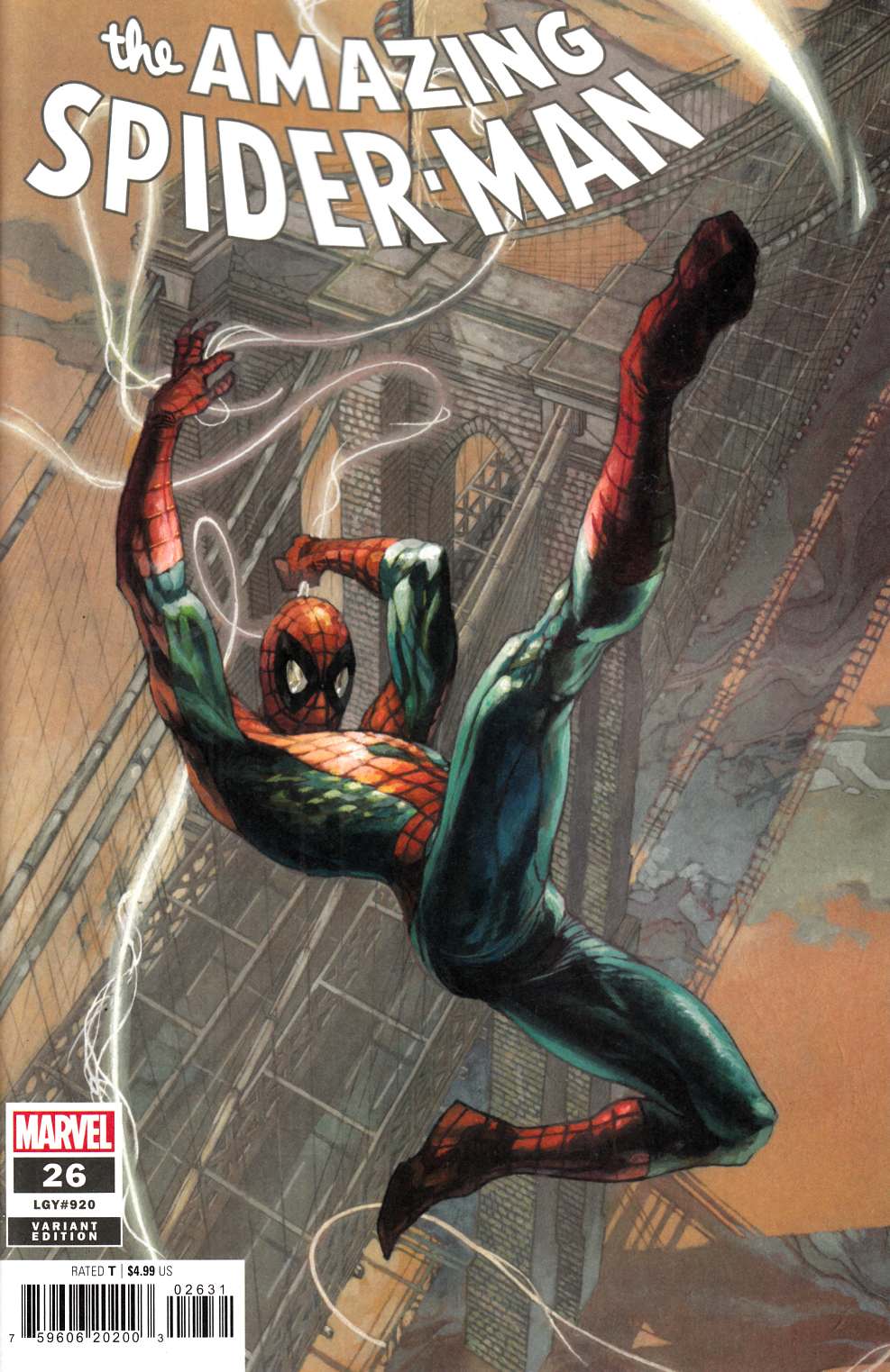 Amazing Spider-Man #26 Bianchi Variant Cover Near Mint (9.4) [Marvel Comic] THUMBNAIL