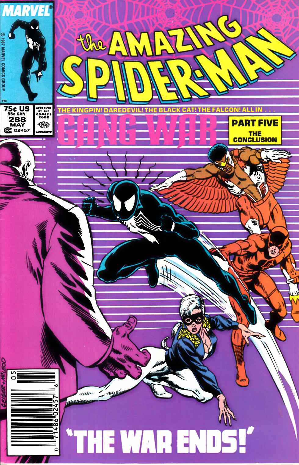 Amazing Spider-Man #288 Newsstand Edition Very Fine (8.0) [Marvel Comic] THUMBNAIL