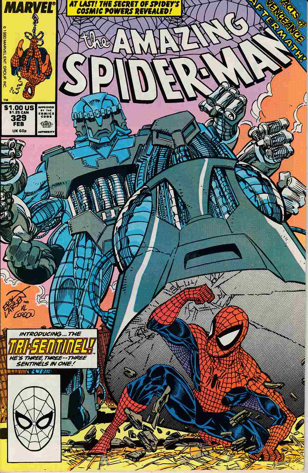Amazing Spider-Man #329 Very Good (4.0) [Marvel Comic] THUMBNAIL
