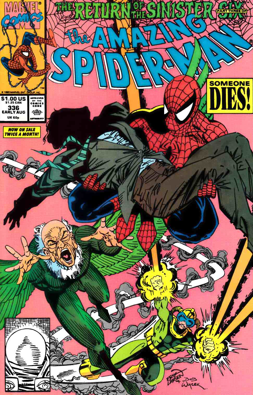 Amazing Spider-Man #336 Very Fine (8.0) [Marvel Comic] LARGE
