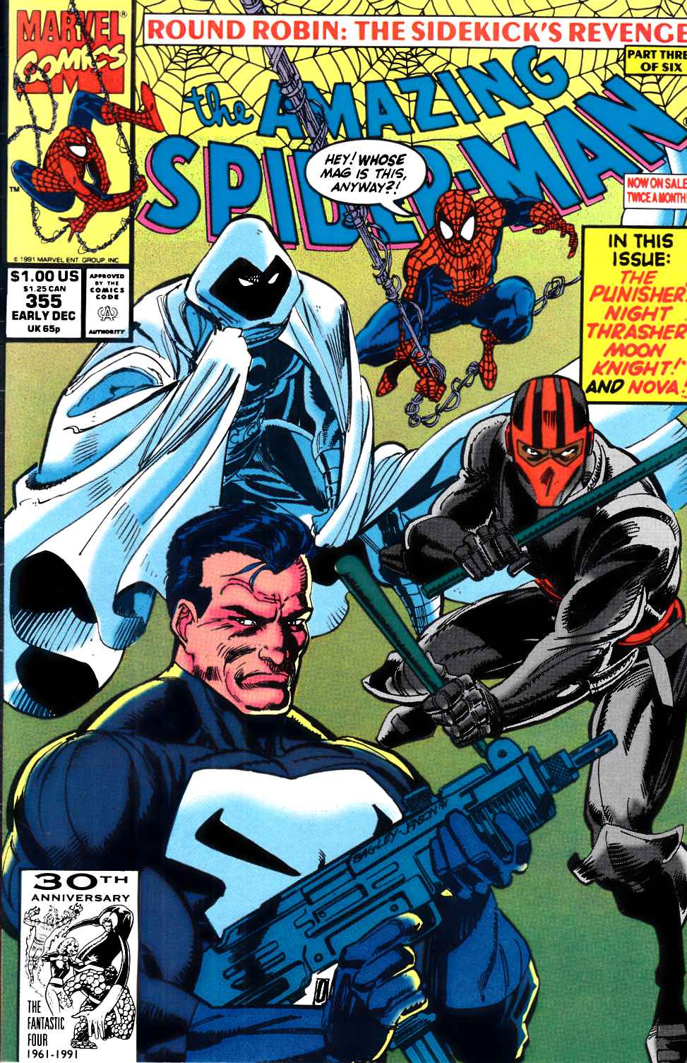 Amazing Spider-Man #355 Very Fine (8.0) [Marvel Comic] THUMBNAIL