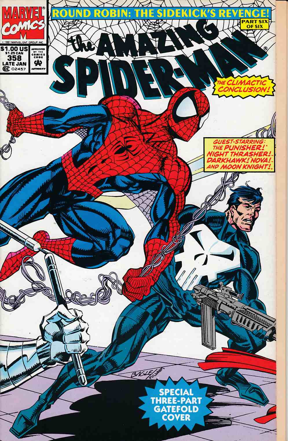 Amazing Spider-Man #358 Near Mint (9.4) [Marvel Comic] LARGE