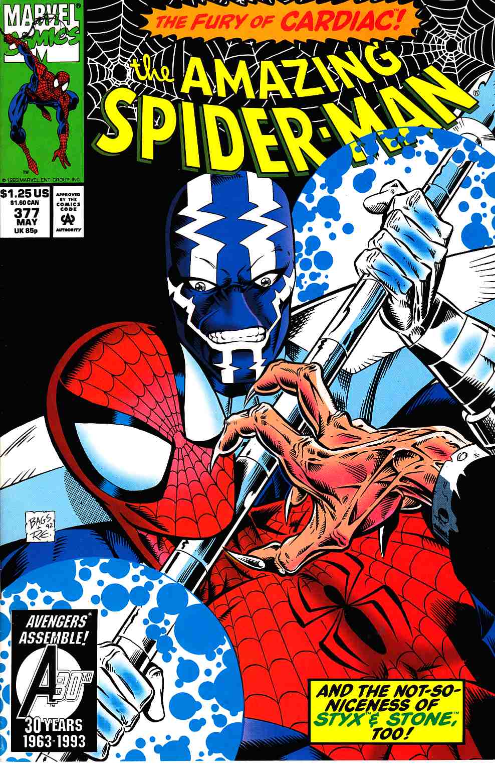 Amazing Spider-Man #377 Very Fine [Marvel Comic] THUMBNAIL