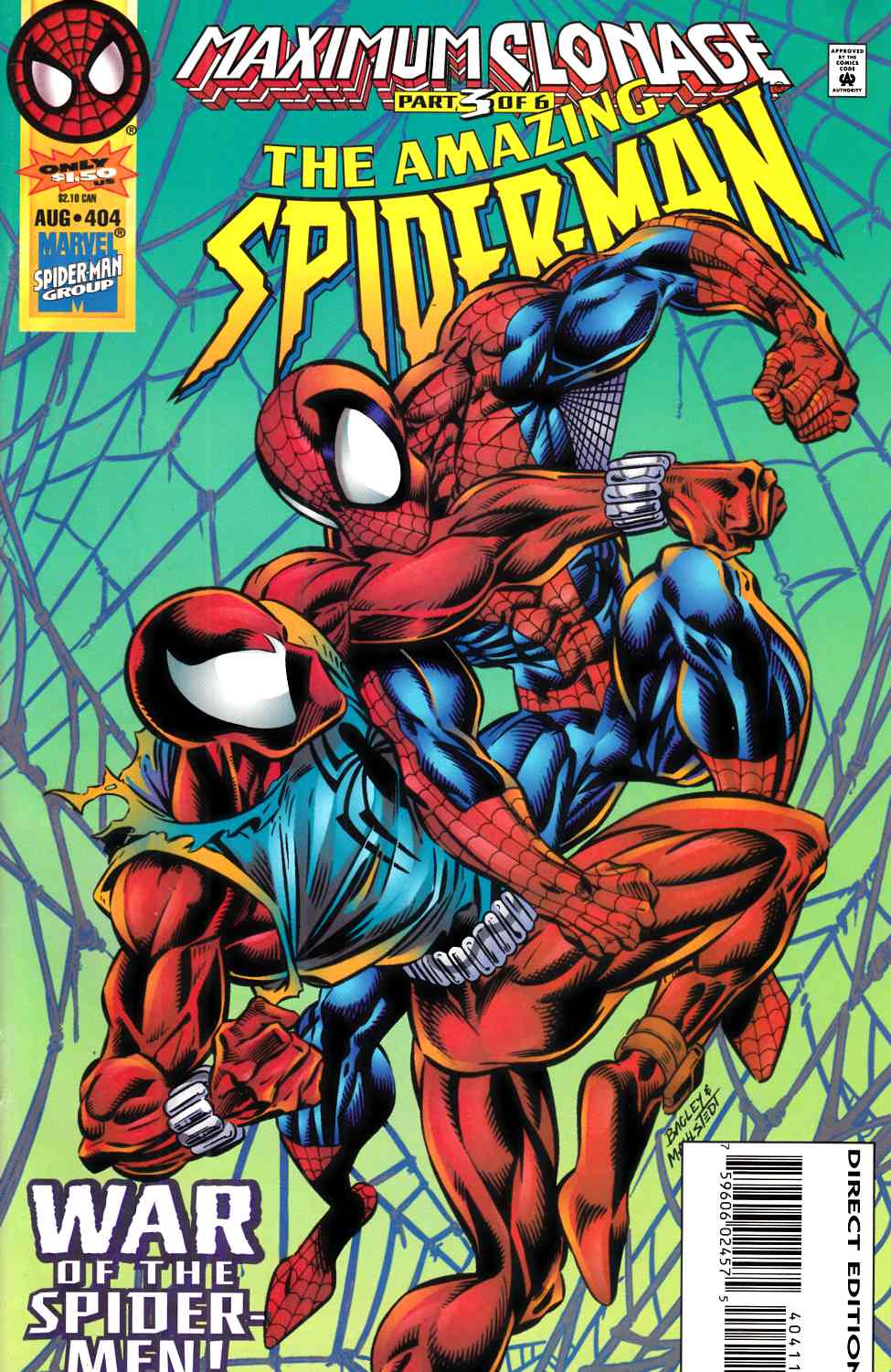 Amazing Spider-Man #404 Very Fine (8.0) [Marvel Comic] LARGE