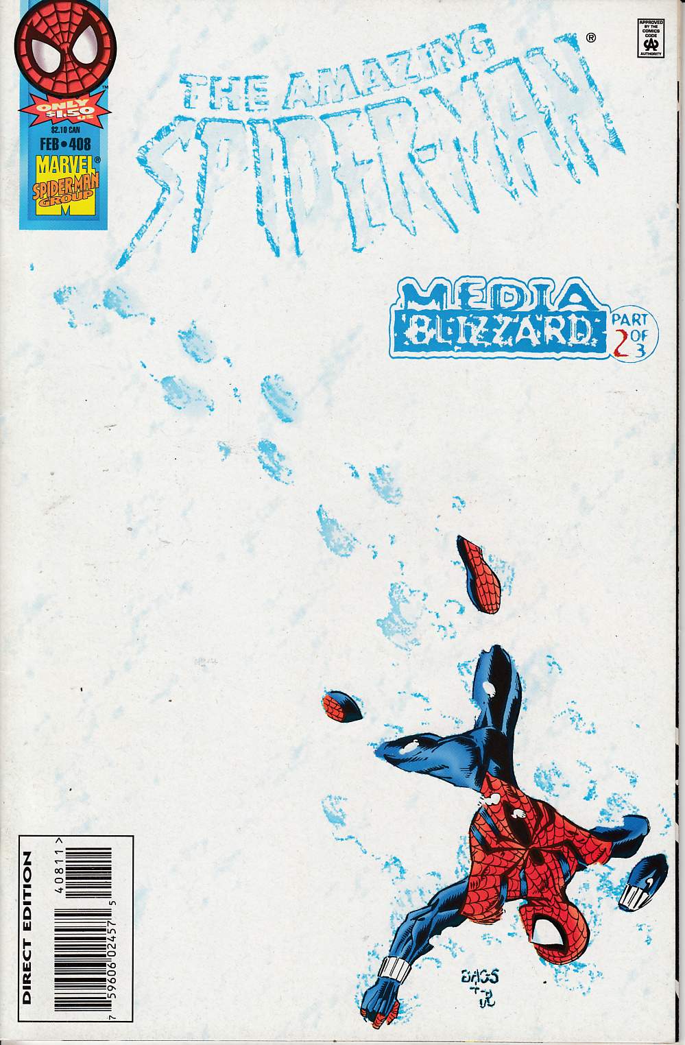 Amazing Spider-Man #408 Very Fine (8.0) [Marvel Comic] LARGE