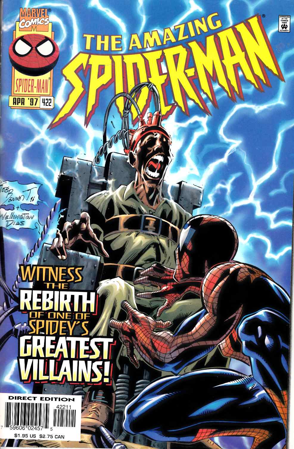 Amazing Spider-Man #422 Very Fine (8.0) [Marvel Comic] THUMBNAIL
