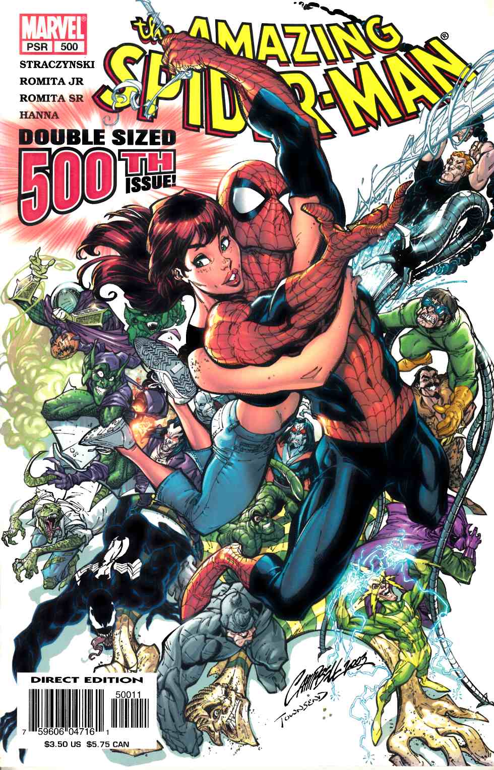 Amazing Spider-Man #500 Very Fine (8.0) [Marvel Comic] LARGE