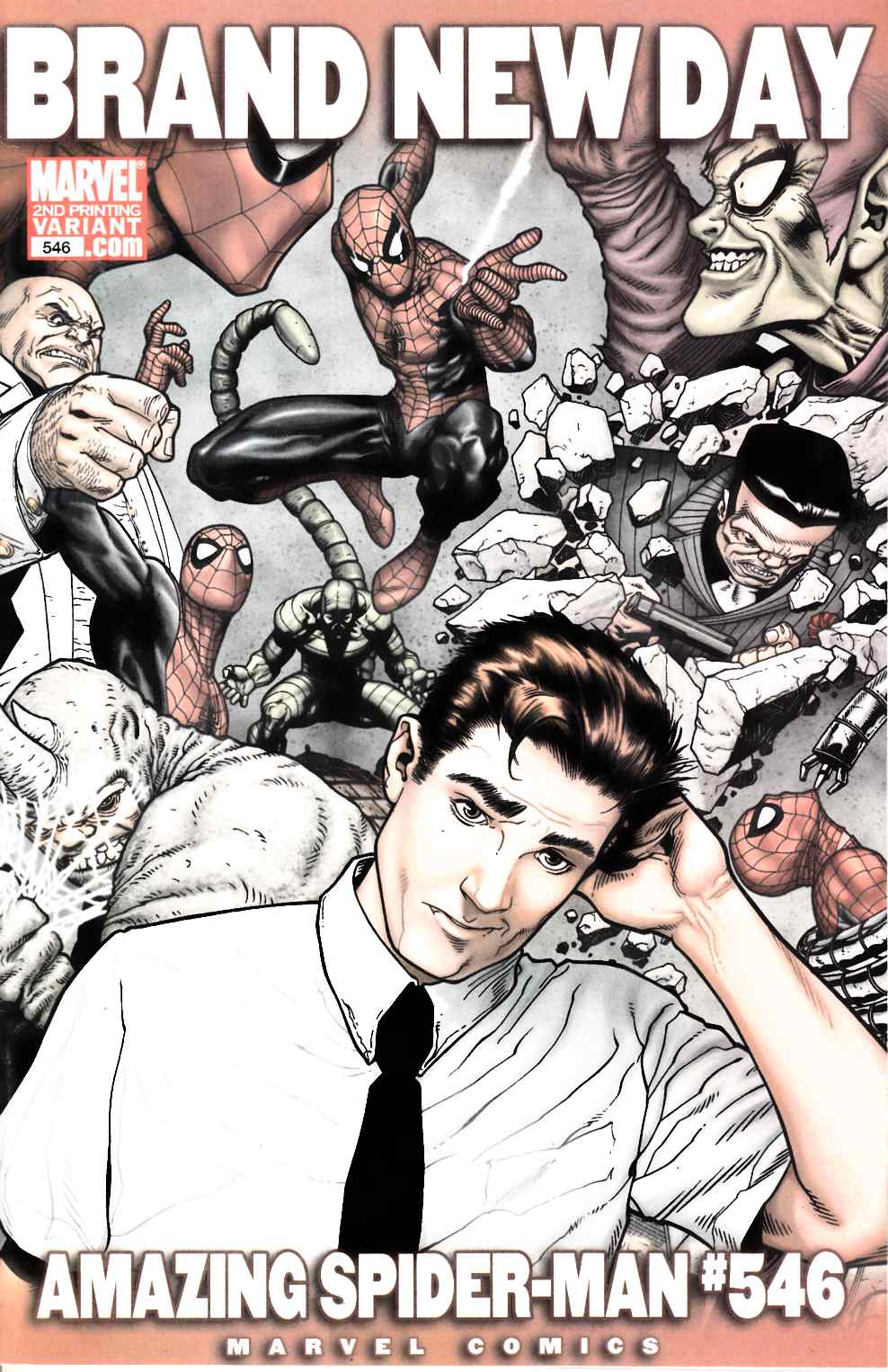 Amazing Spider-Man #546 Second Printing Near Mint Minus (9.2) [Marvel Comic] THUMBNAIL