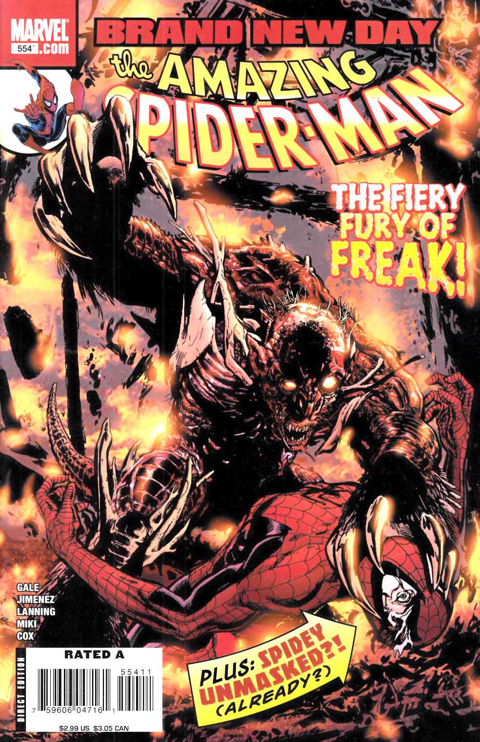 Amazing Spider-Man #554 Very Fine (8.0) [Marvel Comic] THUMBNAIL