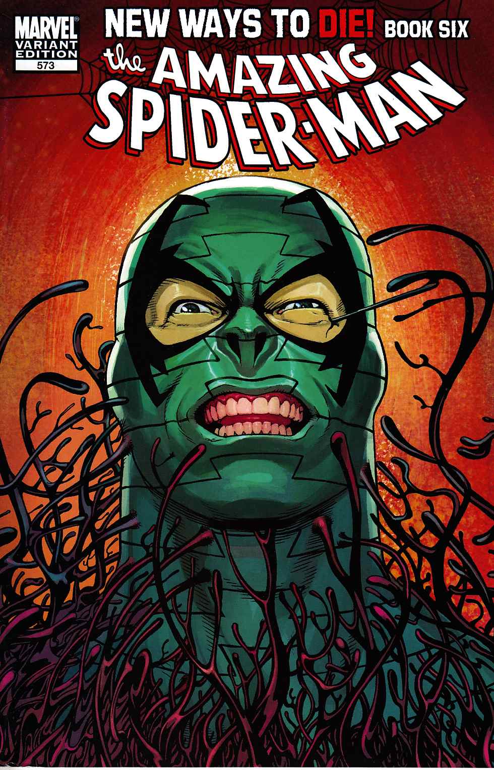 Amazing Spider-Man #573 Maguire Variant Cover Very Fine Minus (7.5) [Marvel Comic] LARGE