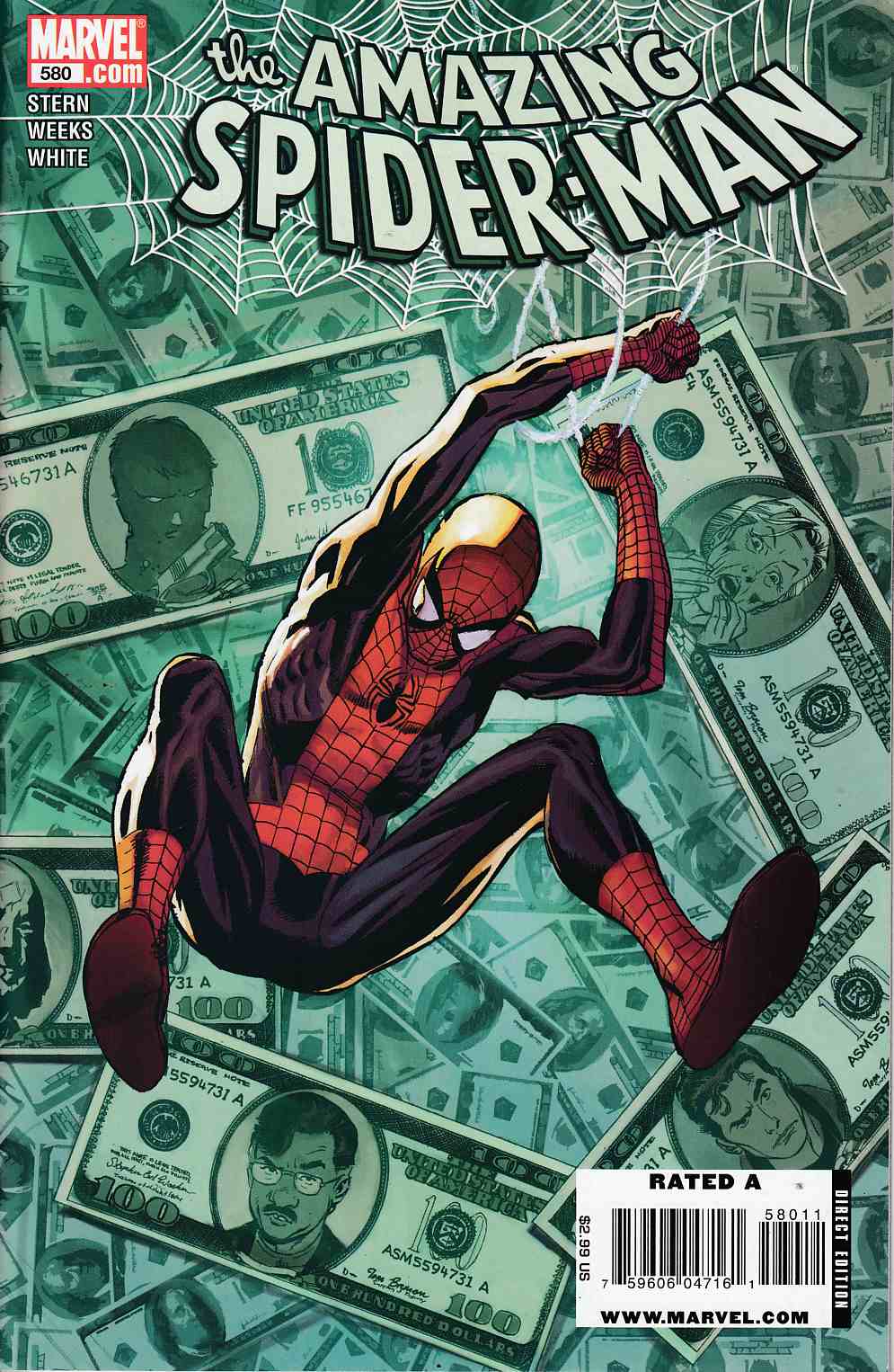 Amazing Spider-Man #580 Very Fine Minus (7.5) [Marvel Comic] LARGE