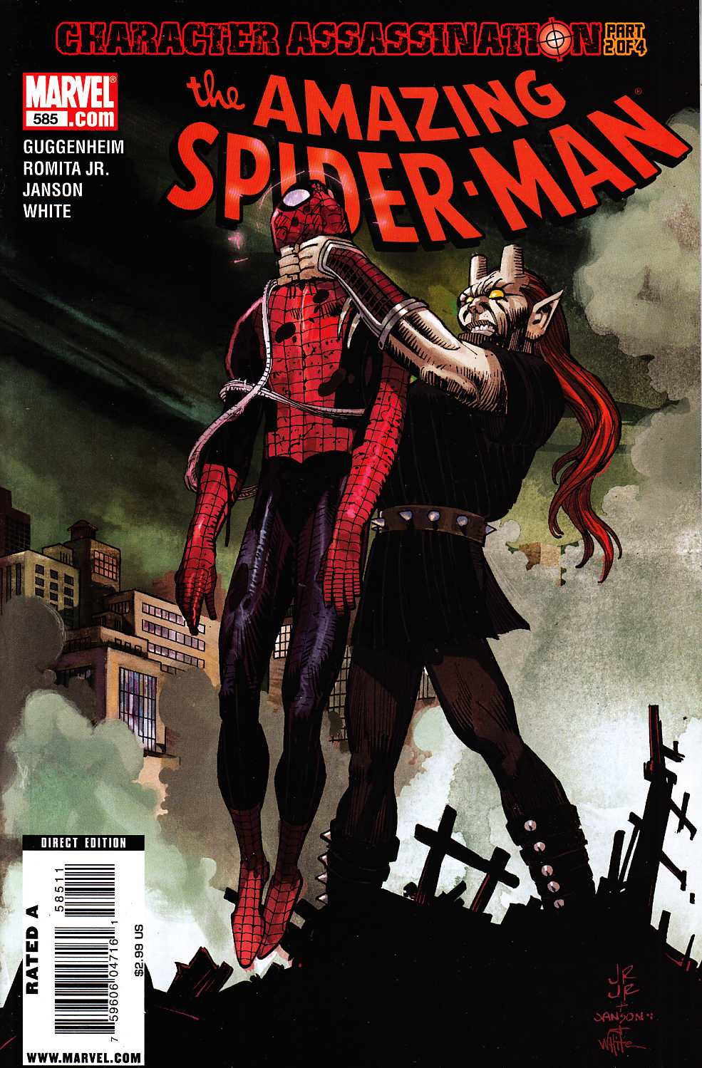 Amazing Spider-Man #585 Very Fine (8.0) [Marvel Comic] THUMBNAIL