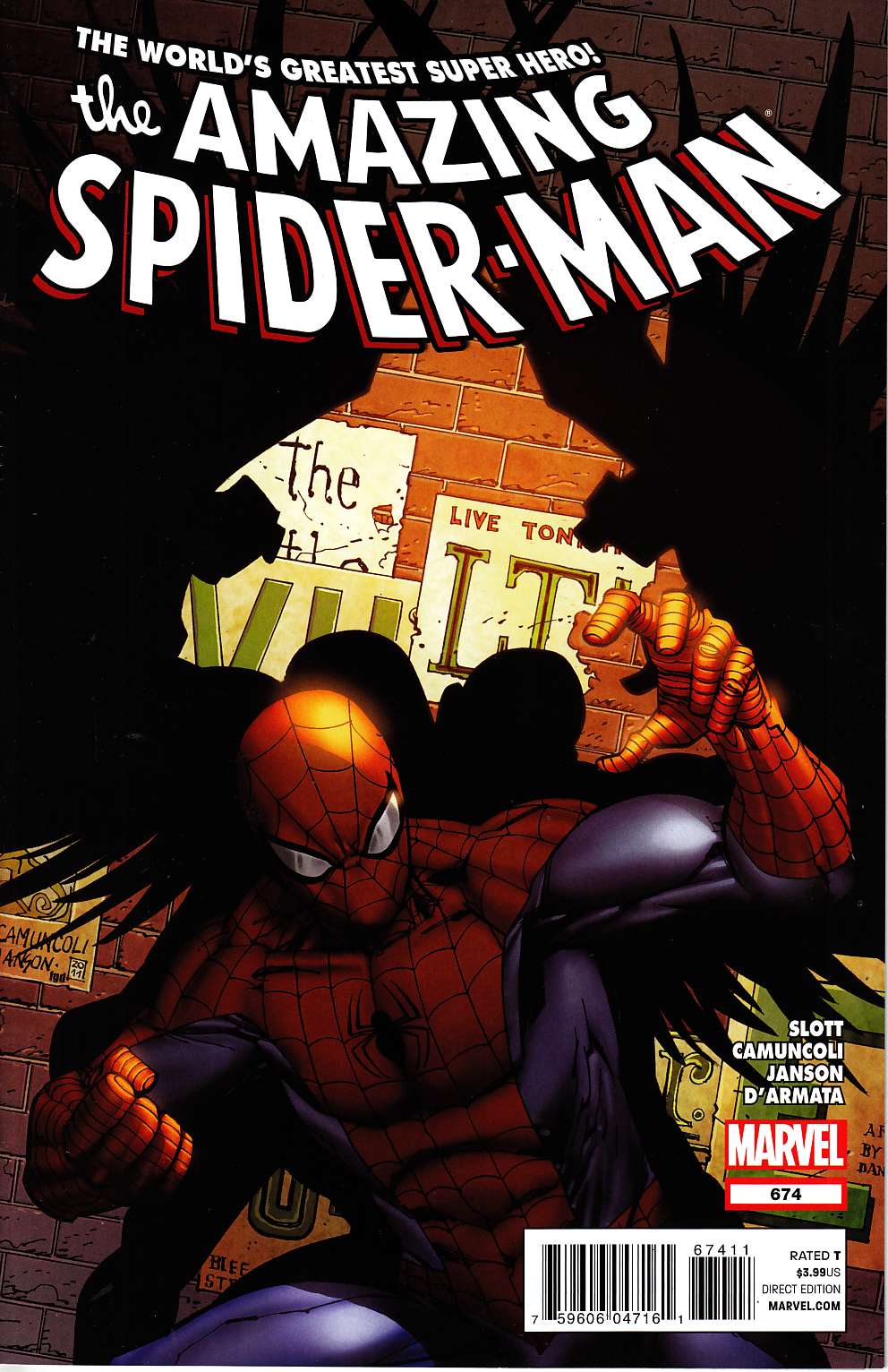 Amazing Spider-Man #674 Very Fine (8.0) [Marvel Comic] THUMBNAIL