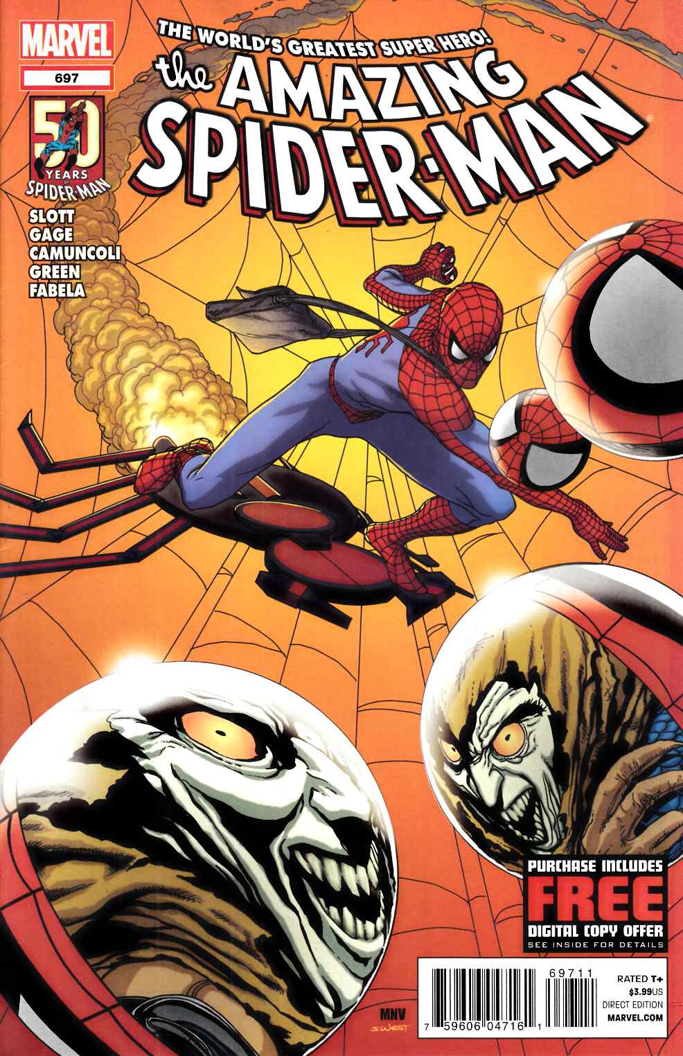 Amazing Spider-Man #697 Very Fine (8.0) [Marvel Comic] THUMBNAIL
