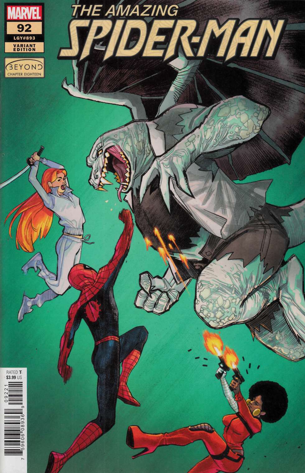 Amazing Spider-Man #92 Pichelli Variant Cover Near Mint (9.4) [Marvel Comic] LARGE