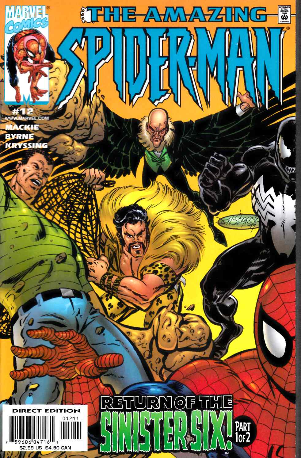 Amazing Spider-Man #12 Near Mint (9.4) [Marvel Comic] THUMBNAIL