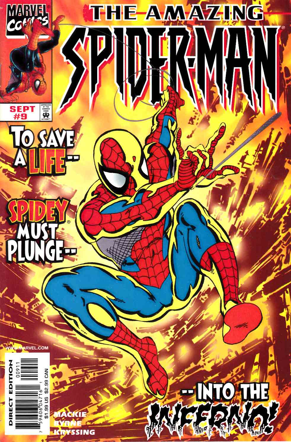 Amazing Spider-Man #9 Near Mint (9.4) [Marvel Comic] THUMBNAIL