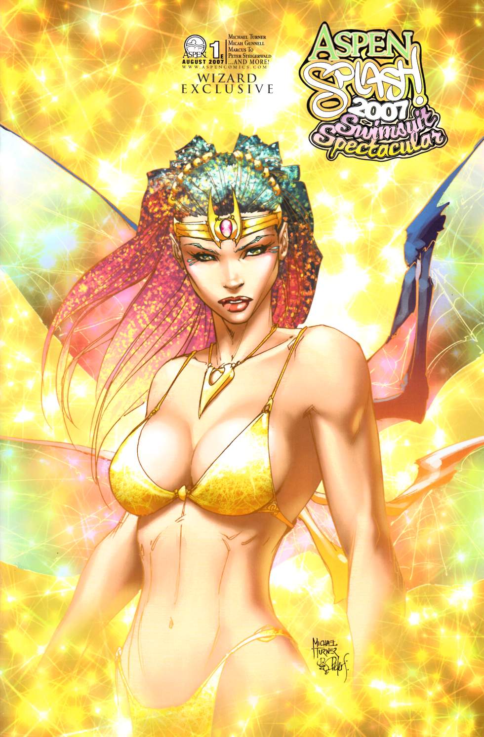 Aspen Splash 2007 Swimsuit Spectacular WWC Variant Cover Near Mint (9.4) [Aspen Comic] THUMBNAIL