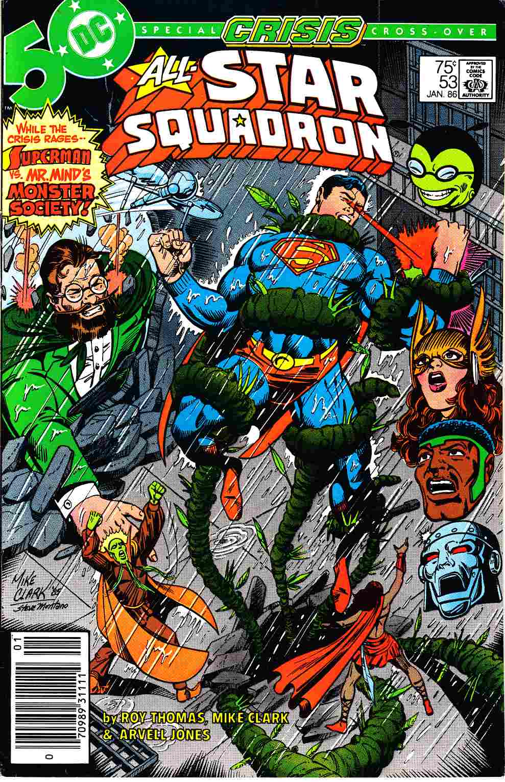 All Star Squadron #53 Newsstand Edition Very Fine (8.0) [DC Comic] THUMBNAIL