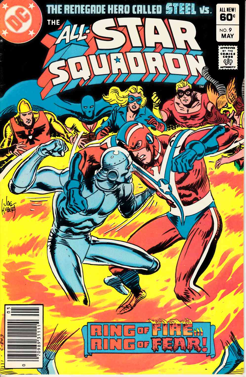 All Star Squadron #9 Newsstand Edition Very Fine (8.0) [DC Comic] THUMBNAIL