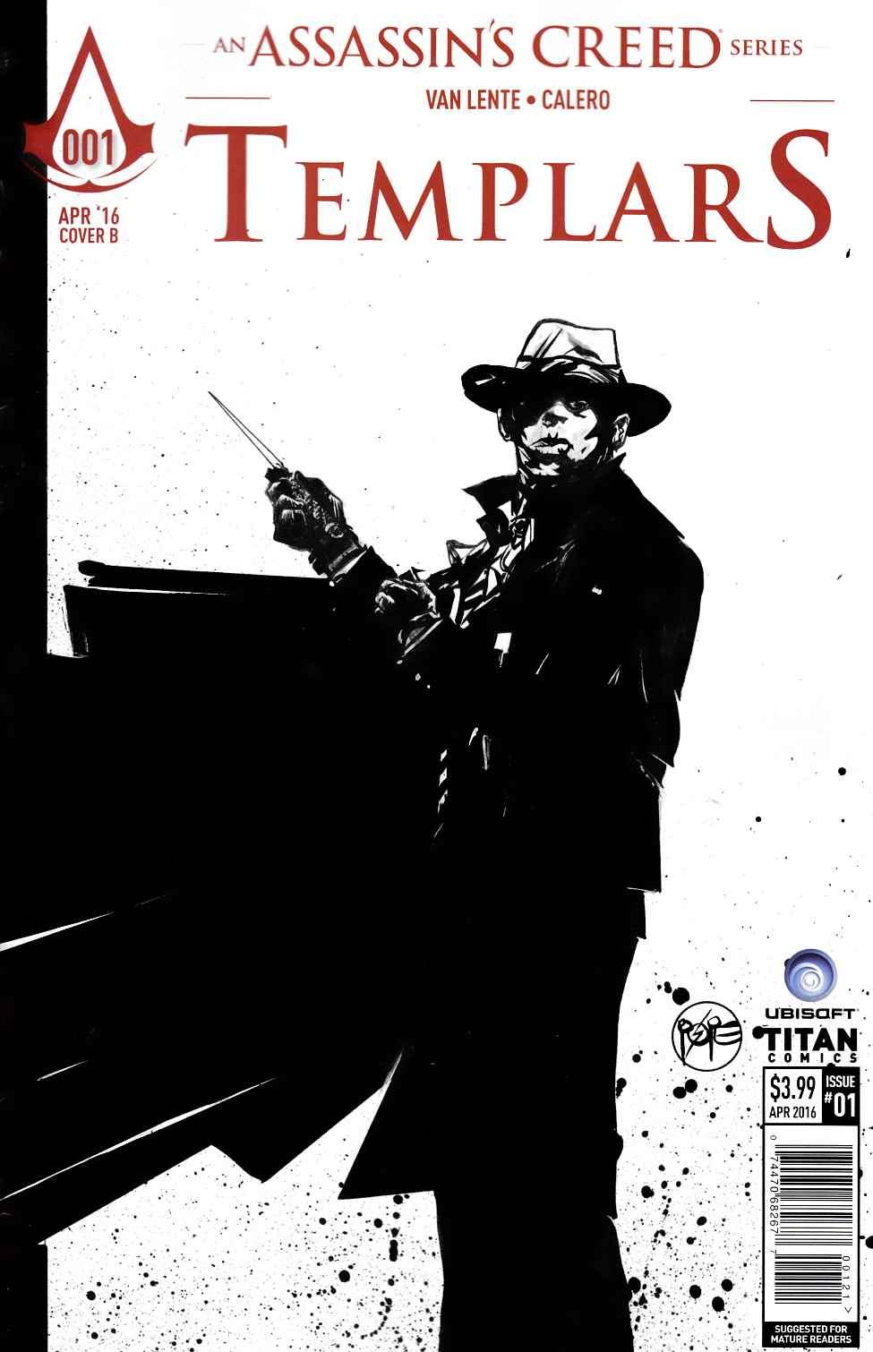 Assassins Creed Templars #1 Cover B- Pope [Titan Comic] LARGE