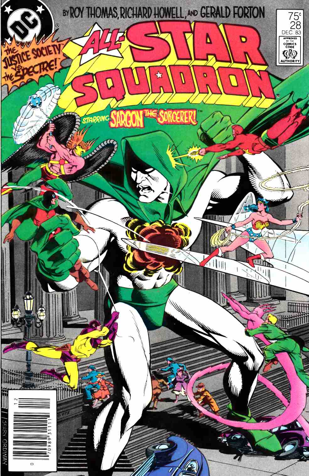 All Star Squadron #28 Newsstand Edition Very Fine (8.0) [DC Comic] THUMBNAIL