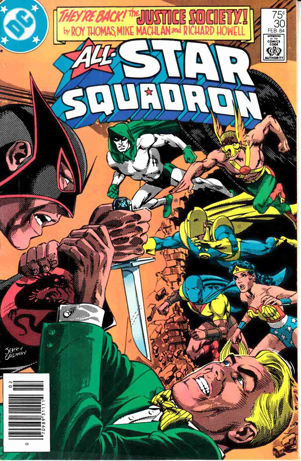 All Star Squadron #30 Newsstand Edition Very Fine (8.0) [DC Comic] THUMBNAIL