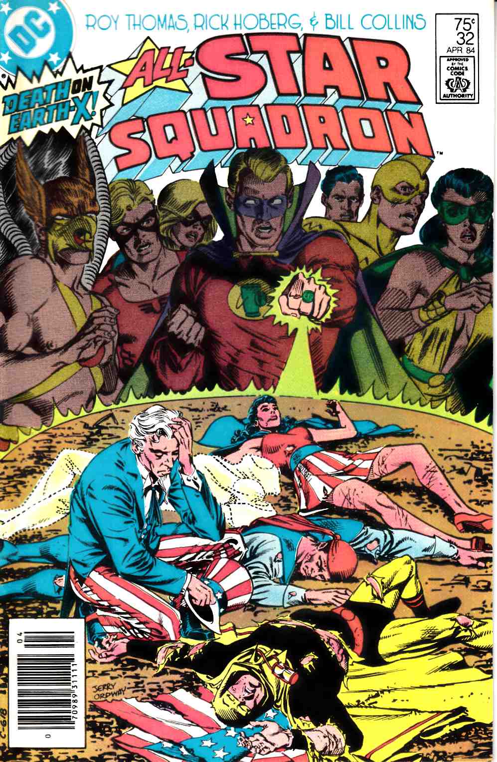 All Star Squadron #32 Newsstand Edition Very Fine (8.0) [DC Comic] LARGE