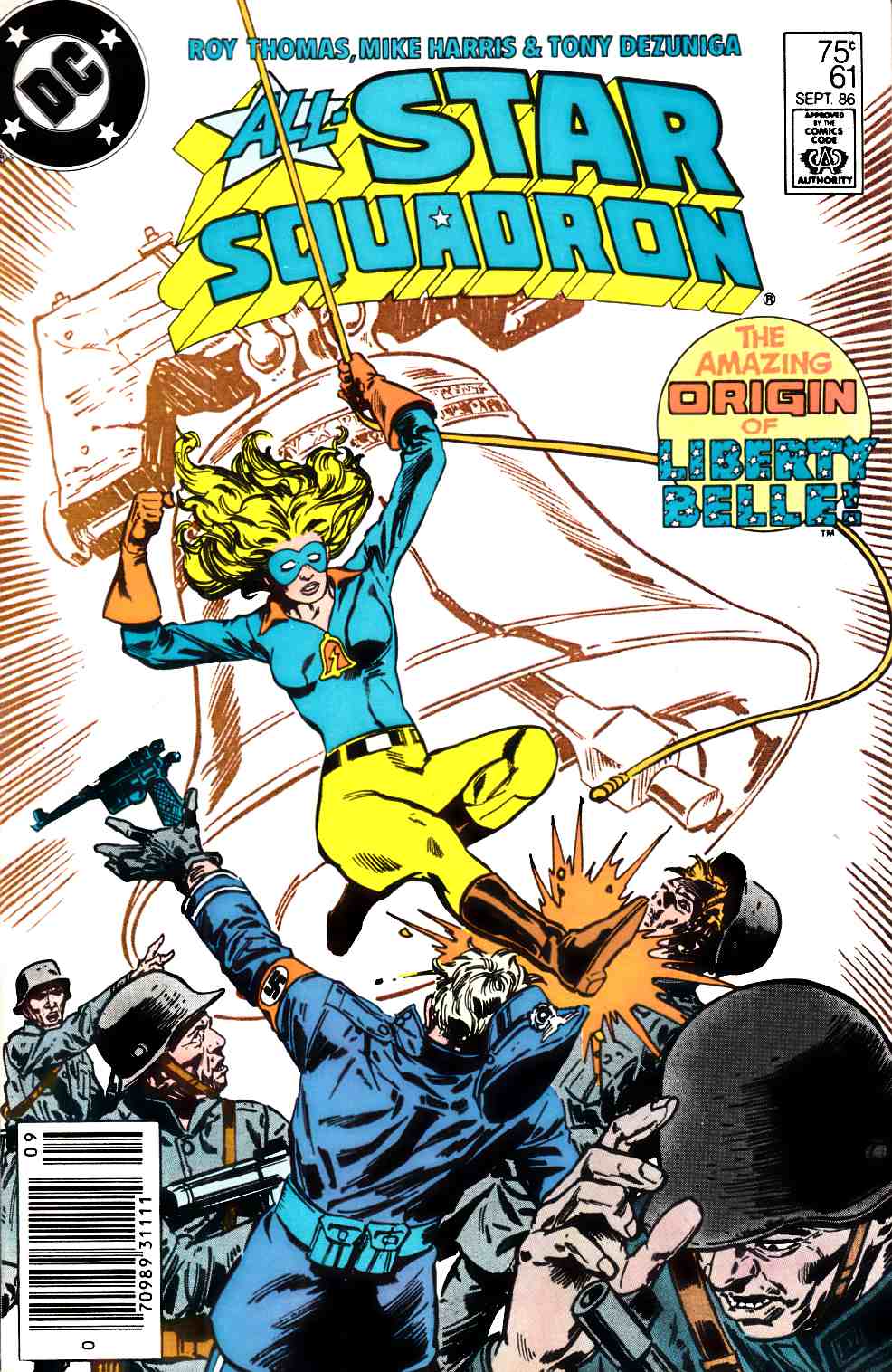 All Star Squadron #61 Newsstand Edition Fine/Very Fine (7.0) [DC Comic] THUMBNAIL