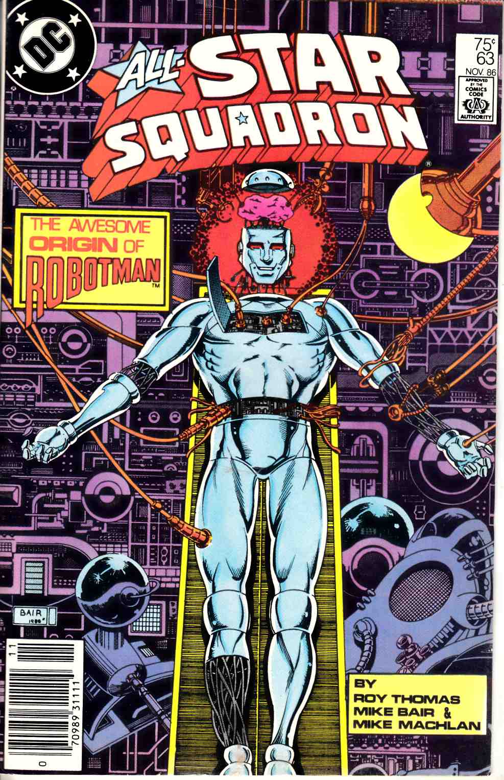 All Star Squadron #63 Newsstand Edition Very Fine (8.0) [DC Comic] THUMBNAIL
