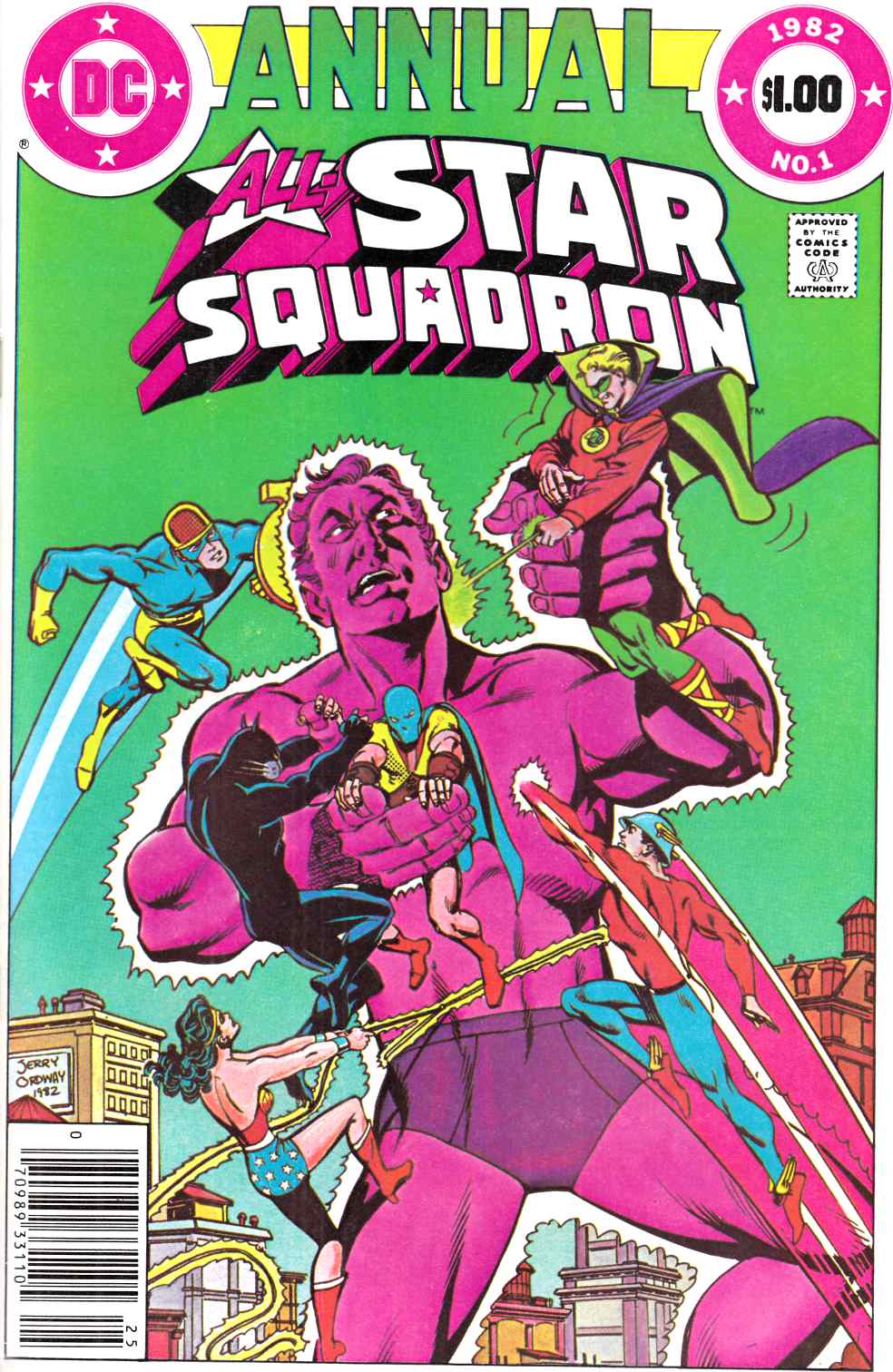 All Star Squadron Annual #1 Newsstand Edition Very Fine (8.0) [DC Comic] LARGE