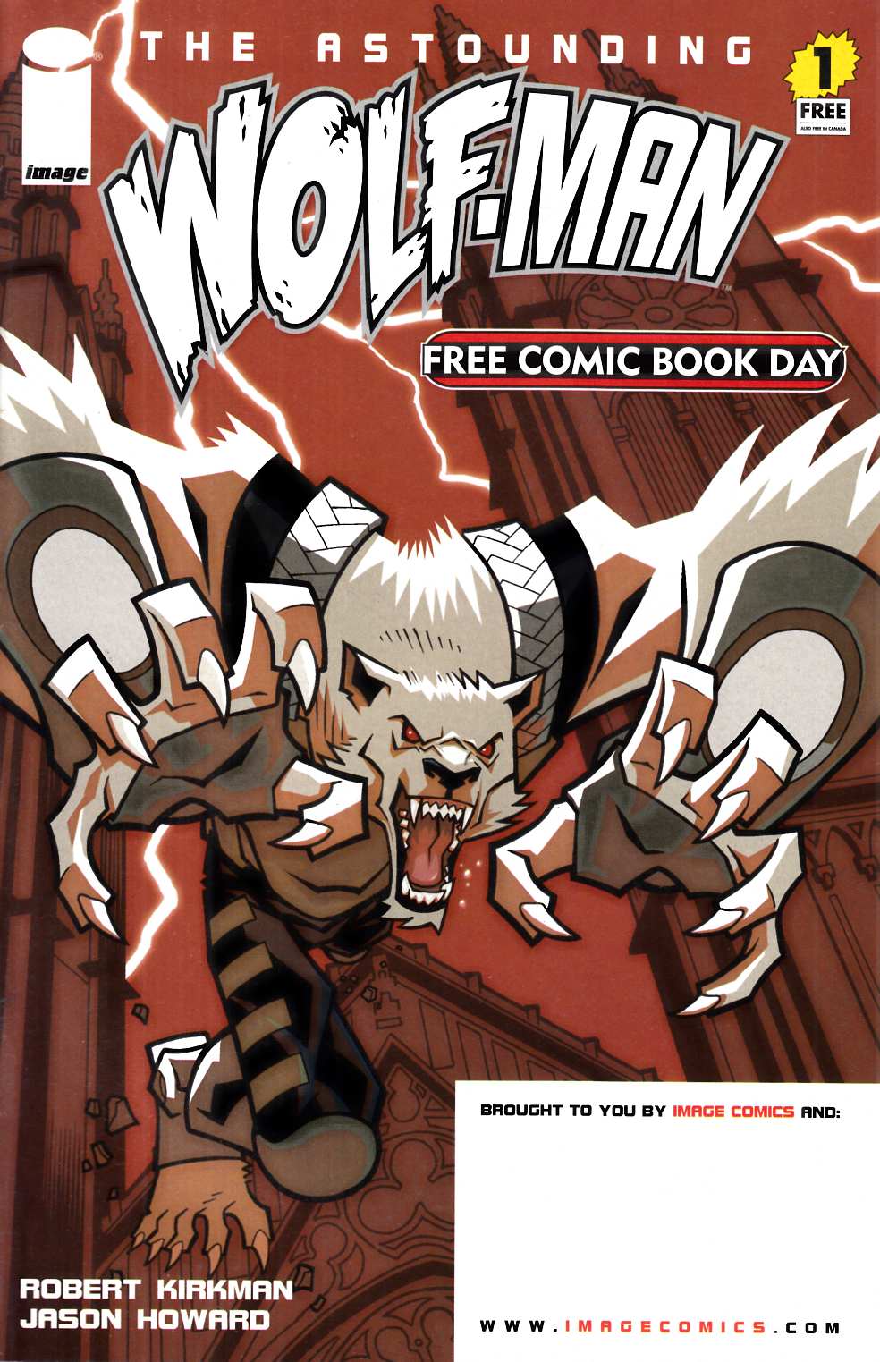 Astounding Wolf-Man #1 FCBD Very Fine (8.0) [Image Comic] LARGE