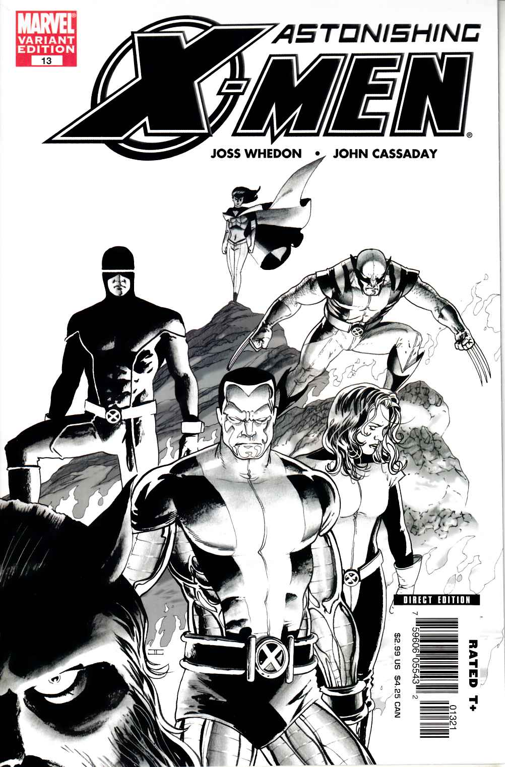 Astonishing X-Men #13 Sketch Variant Cover Near Mint (9.4) [Marvel Comic] THUMBNAIL
