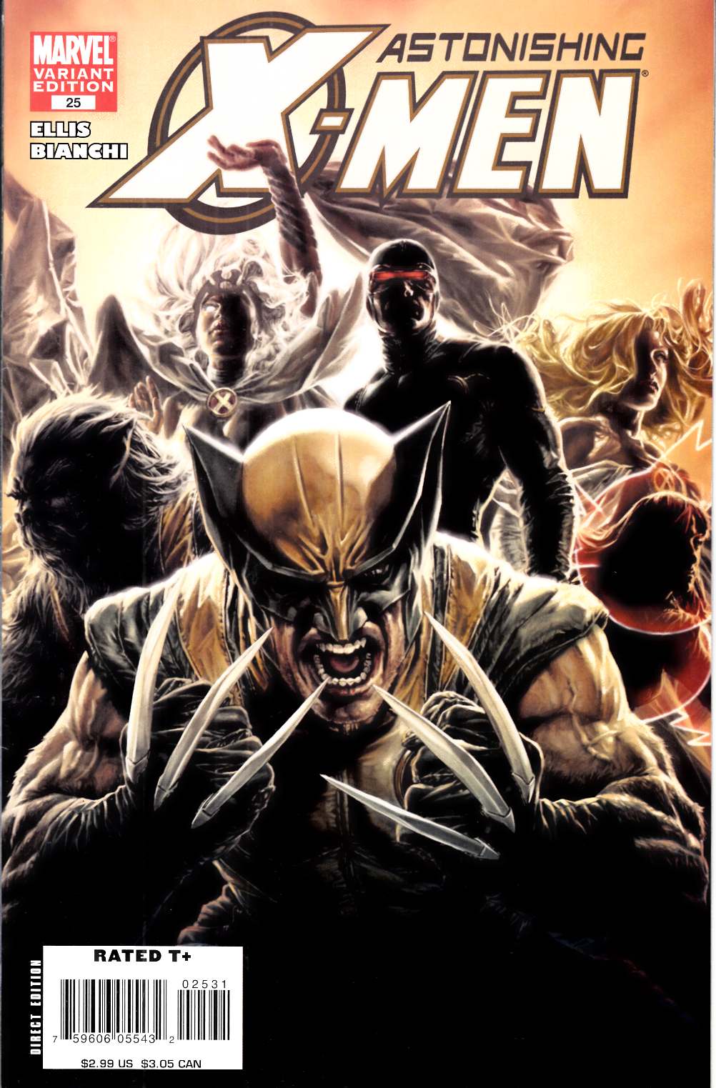 Astonishing X-Men #25 Cover B Near Mint (9.4) [Marvel Comic] THUMBNAIL