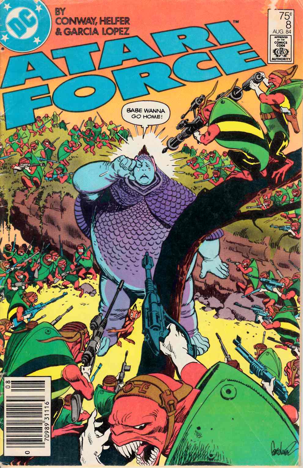 Atari Force #8 Newsstand Edition Good/Very Good (3.0) [DC Comic] LARGE