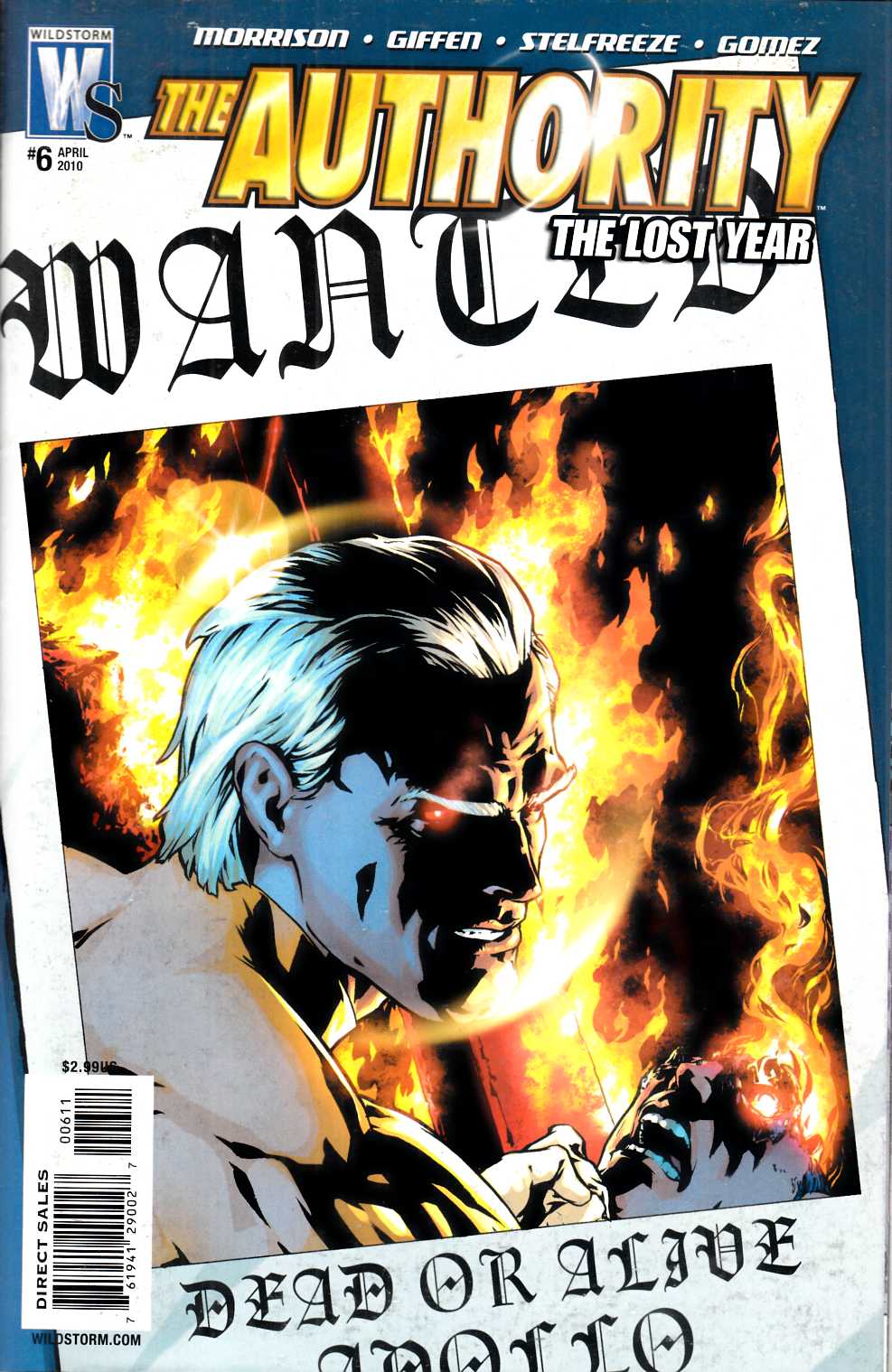 Authority the Lost Year #6 Fine (6.0) [DC Comic] LARGE